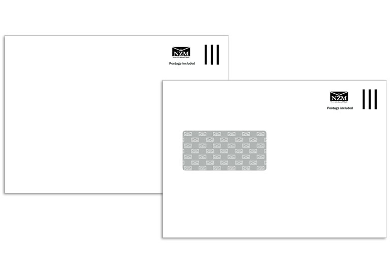 Domestic Postage Included Envelopes